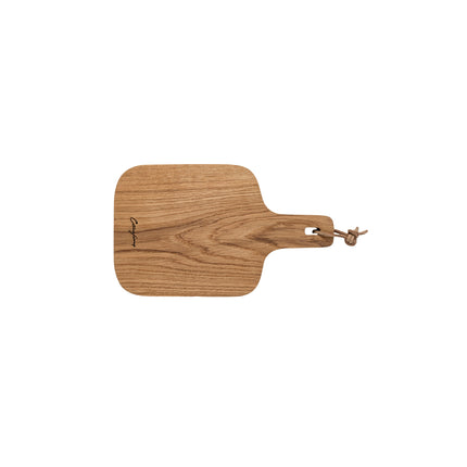CASAFINA Oak Serving Board w/Leather