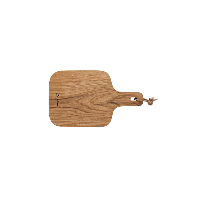 CASAFINA Oak Serving Board w/Leather