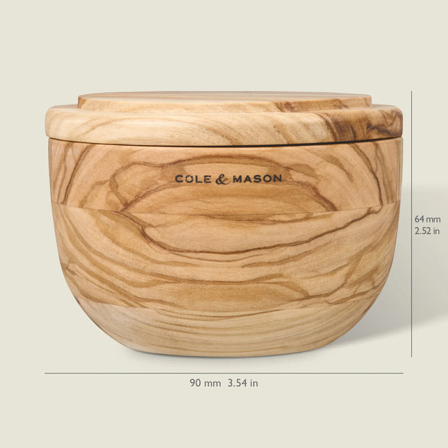 COLE & MASON Portobello Olive Wood Salt Keeper