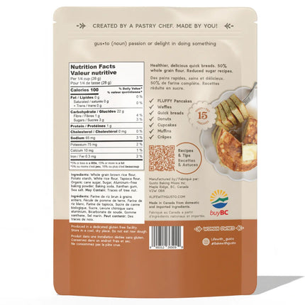 GUSTO Gluten-Free Pancake & Baking Mix