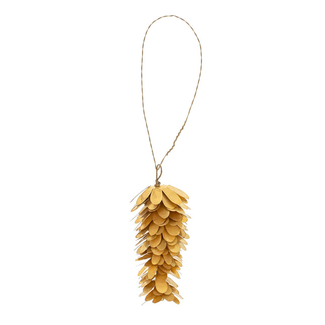 Brass Pinecone Ornament