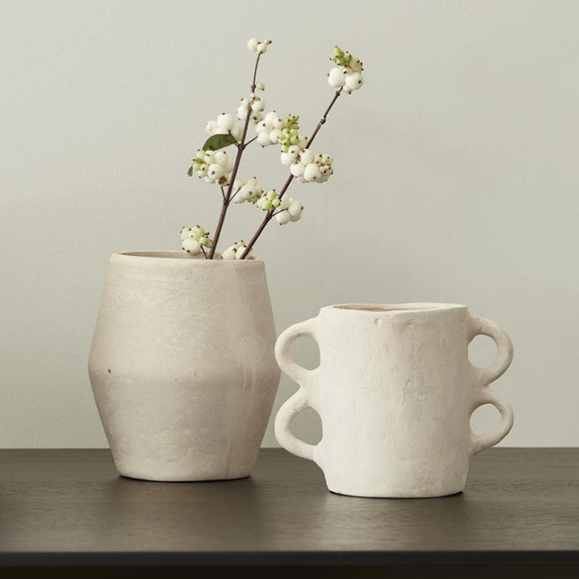 Short Paper Mache Vase