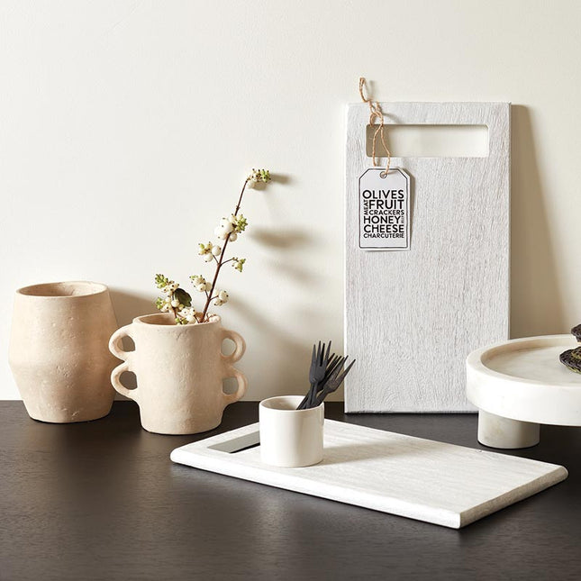 Short Paper Mache Vase