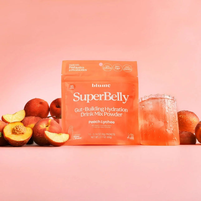 BLUME Gut-Building Hydration Powder, Peach Lychee