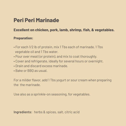SPICEWORKS Peri Peri Marinade
