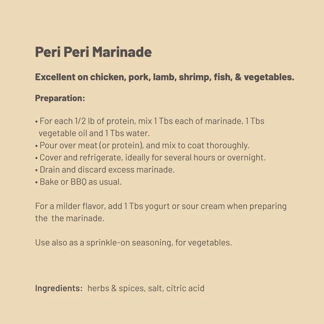 SPICEWORKS Peri Peri Marinade