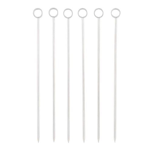 Stainless Steel Cocktail Picks, Set of 6