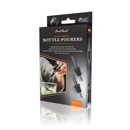 FINAL TOUCH Bottle Pourers, Set of 2