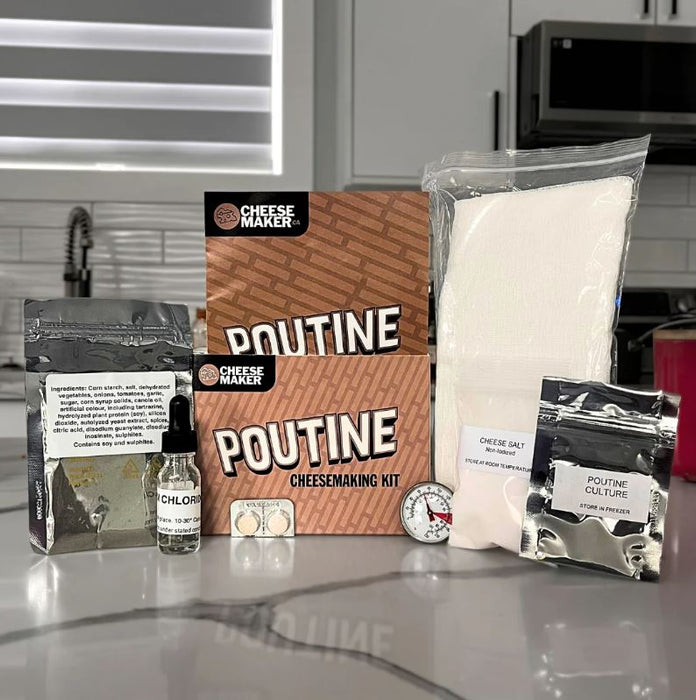 CHEESEMAKER Poutine Curds Cheese Making Kit