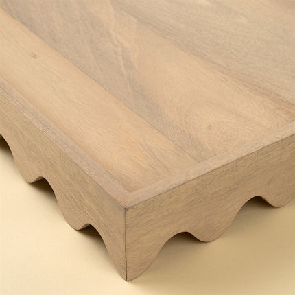 Scalloped Edge Tray, Rectangle