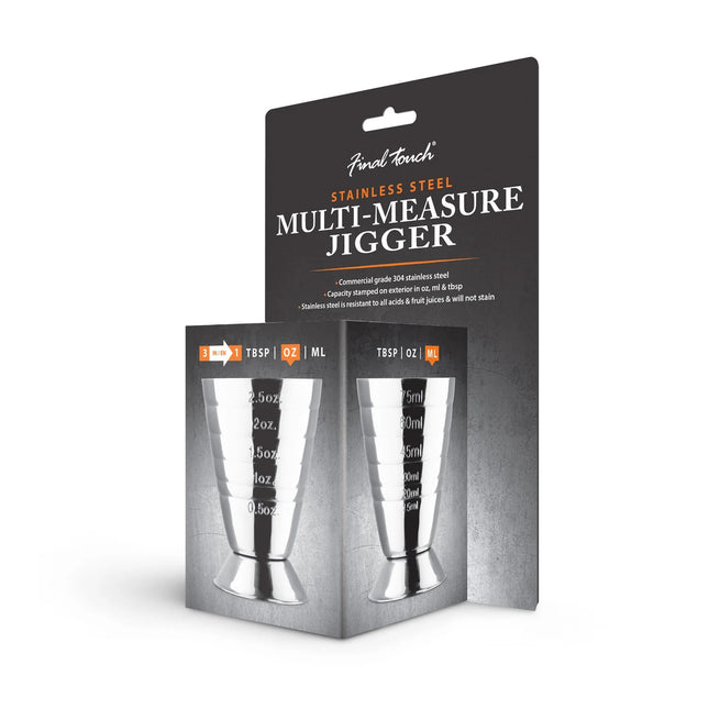 FINAL TOUCH Multi-Measure Jigger