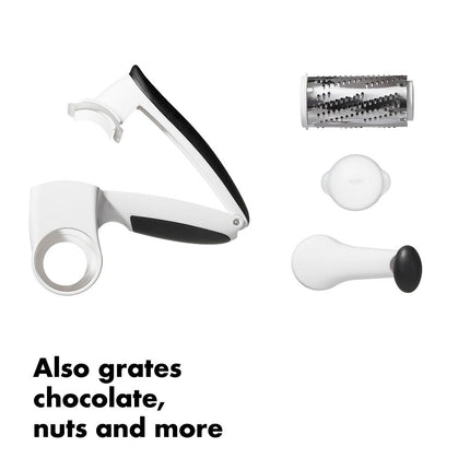 OXO GOOD GRIPS Seal & Store Rotary Cheese Grater