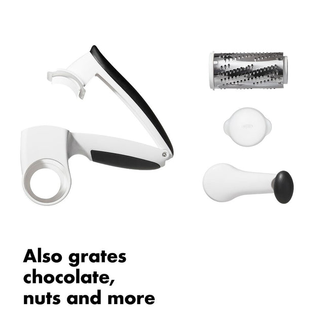 OXO GOOD GRIPS Seal & Store Rotary Cheese Grater
