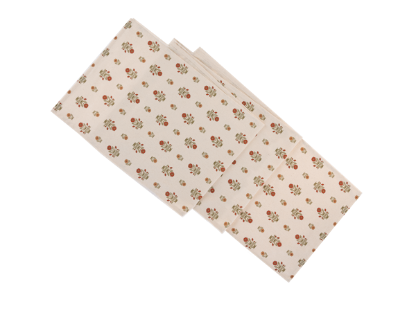 Floral Cotton Table Runner