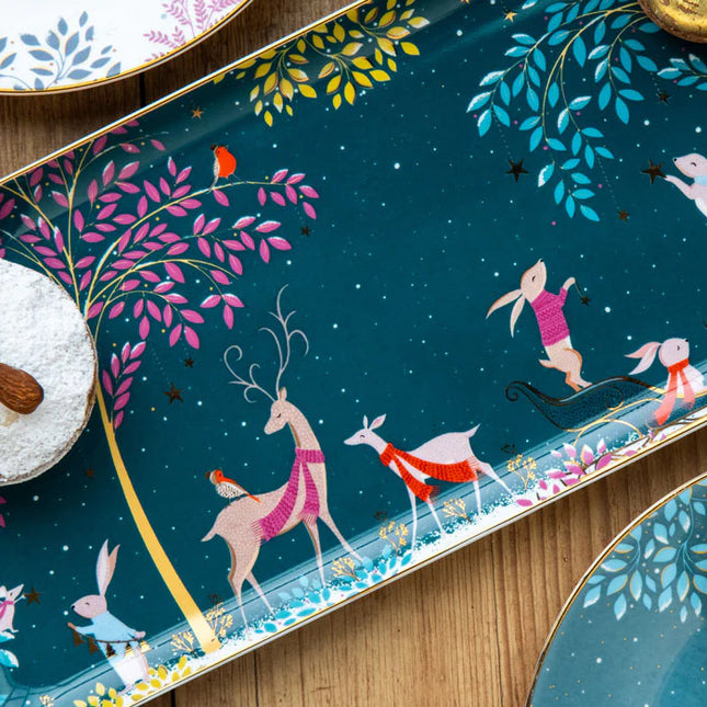 SARA MILLER Woodland Sandwich Tray