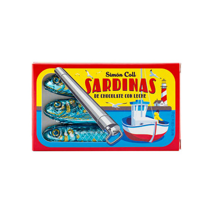 SIMON COLL Chocolate Sardines, 24g