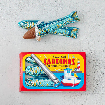 SIMON COLL Chocolate Sardines, 24g