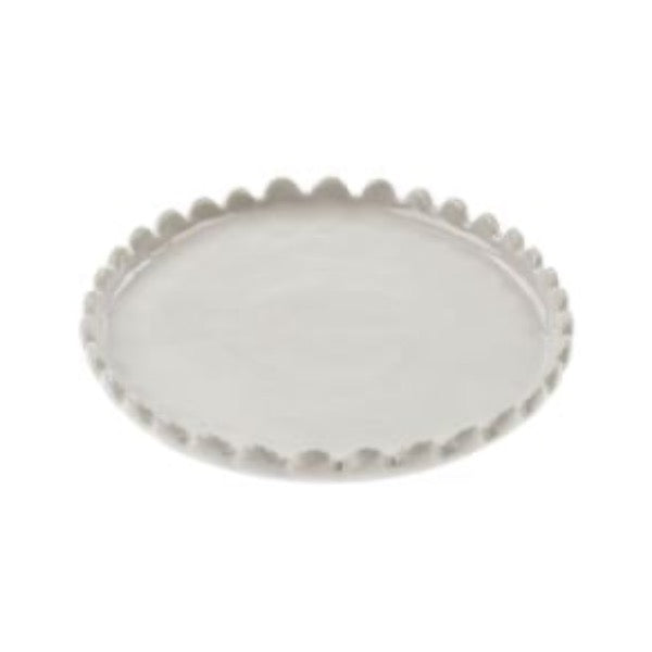 Small Scalloped Plate