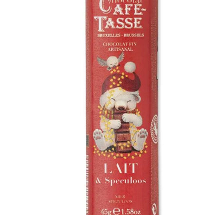 CAFE-TASSE Milk Chocolate with Speculoos, 45g