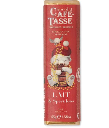 CAFE-TASSE Milk Chocolate with Speculoos, 45g