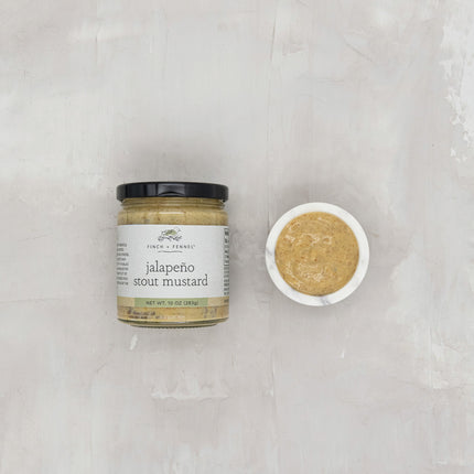 FINCH & FENNEL Jalapeno Stout Mustard