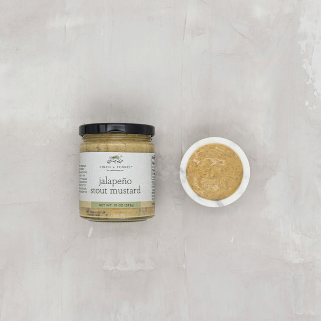 FINCH & FENNEL Jalapeno Stout Mustard