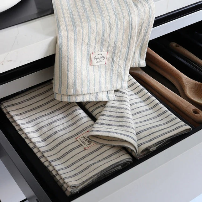 Ticking Stripe Cotton Stripe Tea Towel