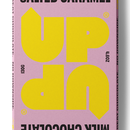 UP UP Salted Caramel Chocolate Bar, 120g