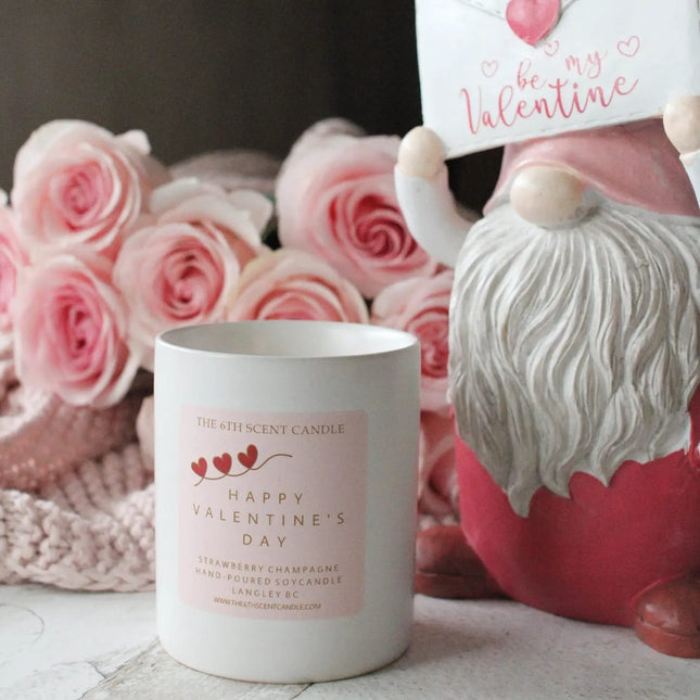 THE 6TH SCENT Premium Collection Soy Candle, Valentine
