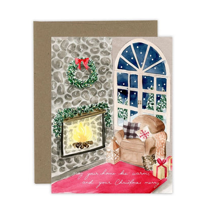 ALMEIDA ILLUSTRATIONS Warm Home Merry Christmas