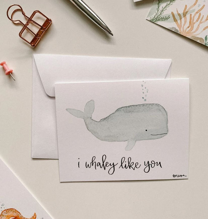 THE IMPERFECT PROCESS I Whaley Like You Blank Card