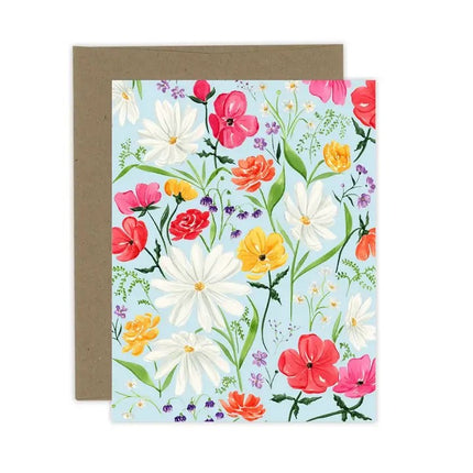 ALMEIDA ILLUSTRATIONS Wildflowers Blank Card
