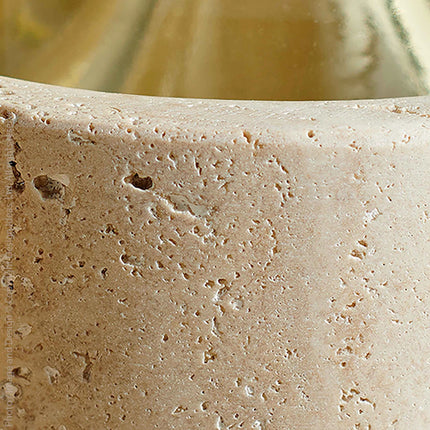 Travertine Wine Bottle Coaster