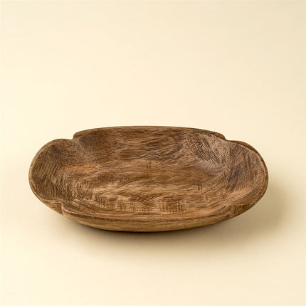 Mango Wood Carved  Dish