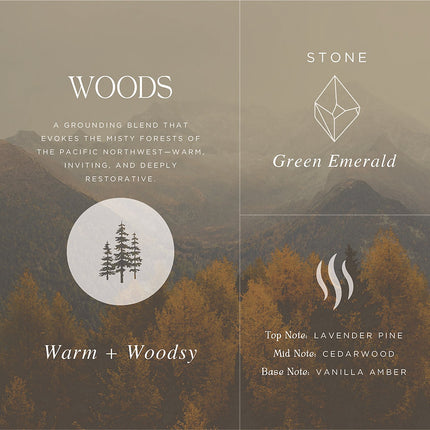 AURATAE Soy Candle, Woods