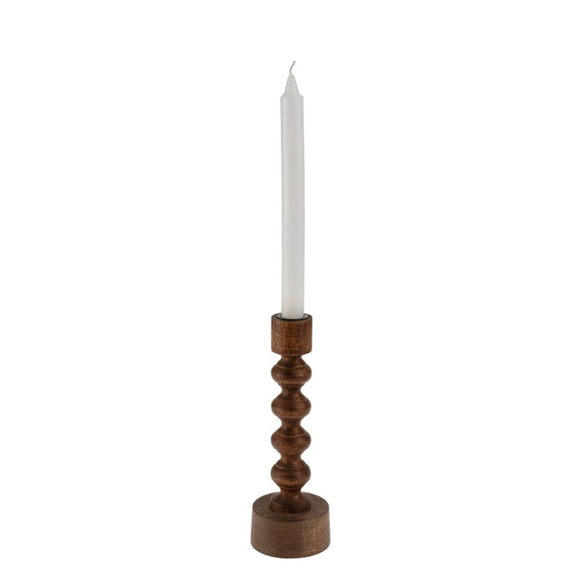 Woodspun Candleholder