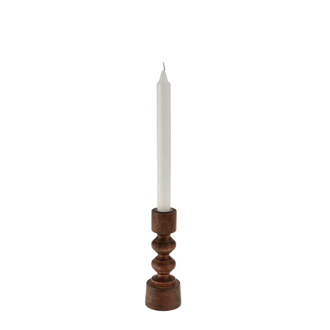 Woodspun Candleholder
