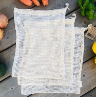 Organic Cotton Mesh Bag - 12" x 15"