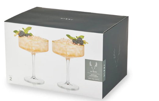 Meridian Coupe Glasses, Set of 2