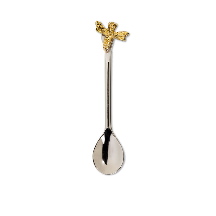 Stainless Steel and Brass Bee Spoon
