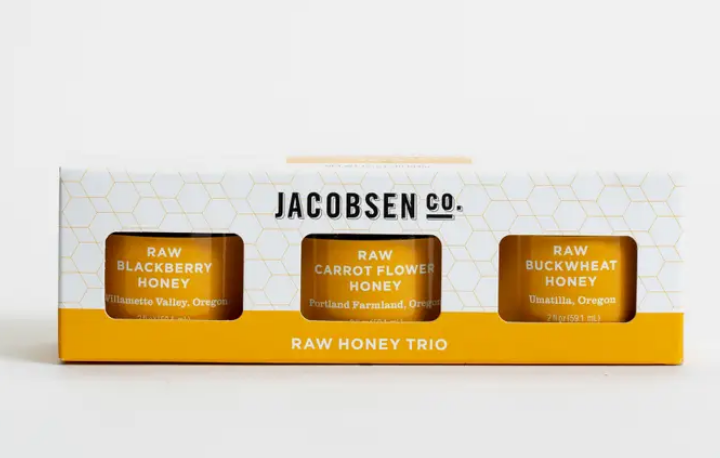 JACOBSEN SALT CO. Raw Honey Sampler