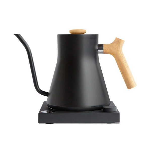 FELLOW Electric Stagg EKG Pour-Over Kettle, Black & Maple