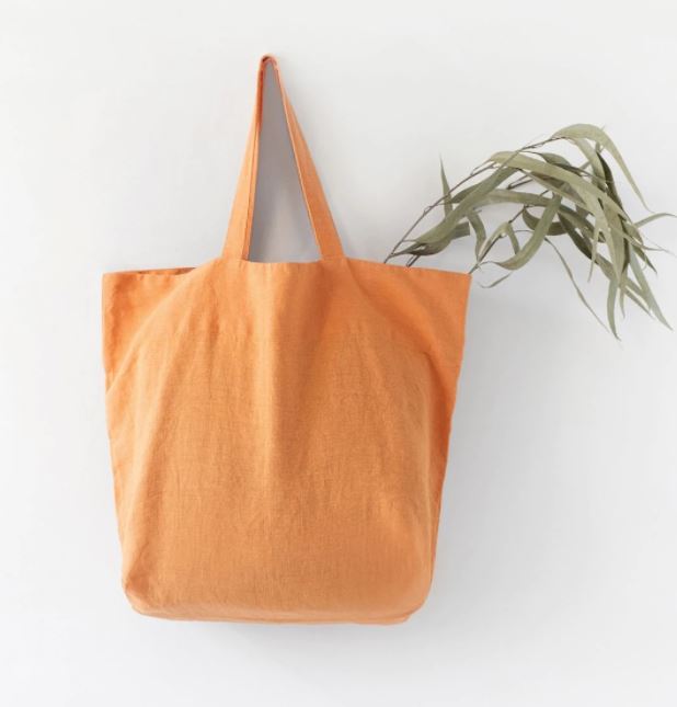 100% Linen Tote Bag